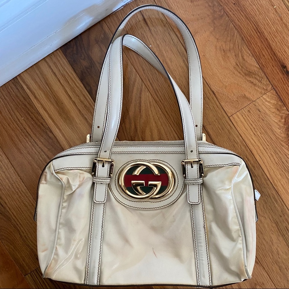 Rare Authentic Gucci Britt Boston handbag
